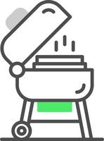 Grill kreatives Icon-Design vektor