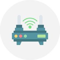 Router kreatives Icon-Design vektor