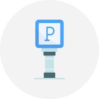 Parkschild kreatives Icon-Design vektor