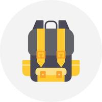 Rucksack kreatives Icon-Design vektor