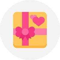 Geschenkbox kreatives Icon-Design vektor