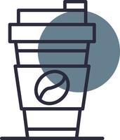 Kaffee kreatives Icon-Design vektor