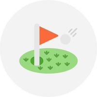 Golf kreatives Icon-Design vektor