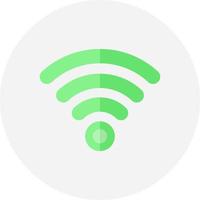 Wifi kreatives Icon-Design vektor