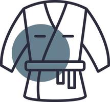 Kimono kreatives Icon-Design vektor