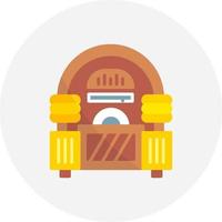 Jukebox kreatives Icon-Design vektor