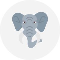 Elefant kreatives Icon-Design vektor
