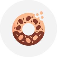 Donut kreatives Icon-Design vektor