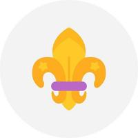 Fleur de Lis kreatives Icon-Design vektor