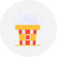 Popcorn kreatives Icon-Design vektor