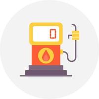 Tankstelle kreatives Icon-Design vektor