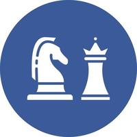 Schach-Vektor-Symbol vektor