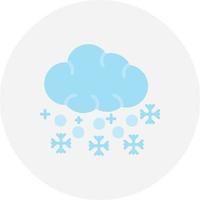 Schnee kreatives Icon-Design vektor