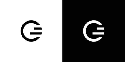 abstrakt g brev första trappsteg logotyp abstrakt design enkel och modern vektor