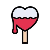 lollipop-vektorillustration auf einem hintergrund. hochwertige symbole. vektorikonen für konzept und grafikdesign. vektor