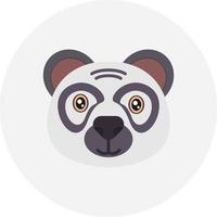 panda kreativ ikon design vektor
