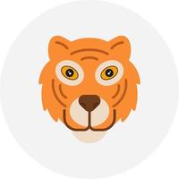 Tiger kreatives Icon-Design vektor