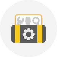 Toolbox kreatives Icon-Design vektor