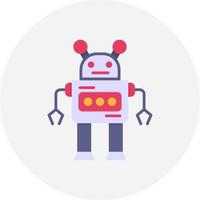 Roboter kreatives Icon-Design vektor