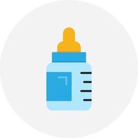 Babyflasche kreatives Icon-Design vektor