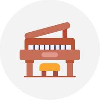 piano kreativ ikon design vektor