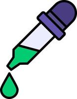 Pipette kreatives Icon-Design vektor