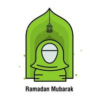 ramadan kareem konzept banner vektorillustration vektor