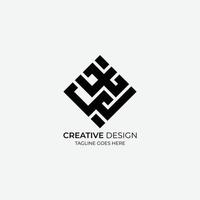 minimalistisk och modern vektor logotyp design lämplig för företag och märken