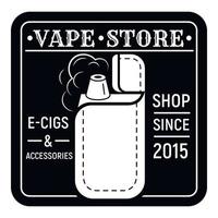 vape Lagra logotyp, enkel stil vektor