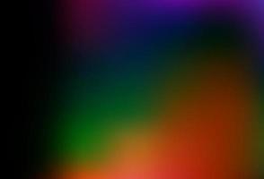 dunkle Multicolor, Regenbogen Vektor abstrakte verschwommene Vorlage.