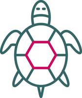 Symbol für Schildkrötenvektor vektor