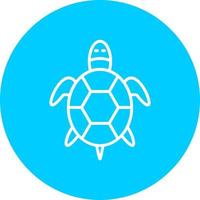 Symbol für Schildkrötenvektor vektor