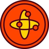 atom- vektor ikon