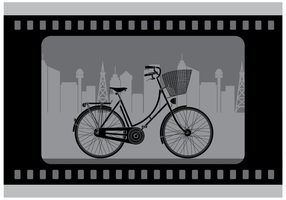 Gratis Silent Bicycle Film Vector