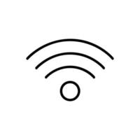 Wi-Fi-Vektorsymbol, Zeichen, Symbol. vektor