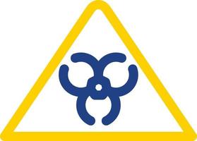 Glyphensymbol für gefährliche Güter vektor
