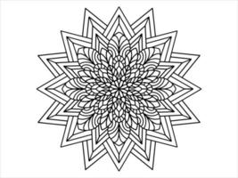 mandala linje konst illustration vektor