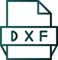 dxf-Dateiformat-Symbol vektor