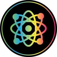 Atome-Glyphe-Symbol vektor