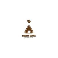 Moderne geröstete Logo-Designs für Cafés vektor