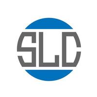 slc brev logotyp design på vit bakgrund. slc kreativ initialer cirkel logotyp begrepp. slc brev design. vektor