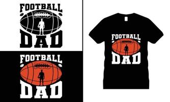 American Football Sport motivierender T-Shirt-Designvektor. Verwendung für T-Shirts, Tassen, Aufkleber usw. vektor