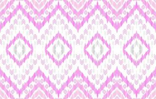 elegant pastell rosa silver- Färg ikat mönster. geometrisk ris utsäde linje motiv retro stil. etnisk tyg ikat sömlös mönster. asiatisk folk ikat skriva ut vektor design för textur Kläder textil.