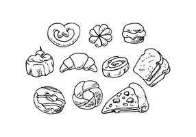 Free Bakeries Hand Drawn Icon Vektor