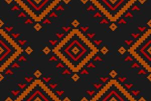etnisk aztec mönster konst. geometrisk sömlös mönster i stam, folk broderi, och mexikansk stil. vektor