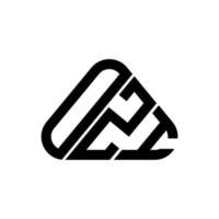 Ozi Letter Logo kreatives Design mit Vektorgrafik, Ozi einfaches und modernes Logo. vektor