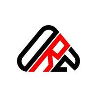 Orz Letter Logo kreatives Design mit Vektorgrafik, Orz einfaches und modernes Logo. vektor