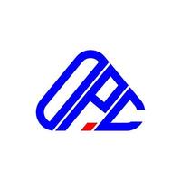 OPC Letter Logo kreatives Design mit Vektorgrafik, OPC einfaches und modernes Logo. vektor