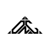 Onc Letter Logo kreatives Design mit Vektorgrafik, Onc einfaches und modernes Logo. vektor