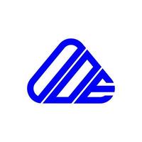 ooe Letter Logo kreatives Design mit Vektorgrafik, ooe einfaches und modernes Logo. vektor